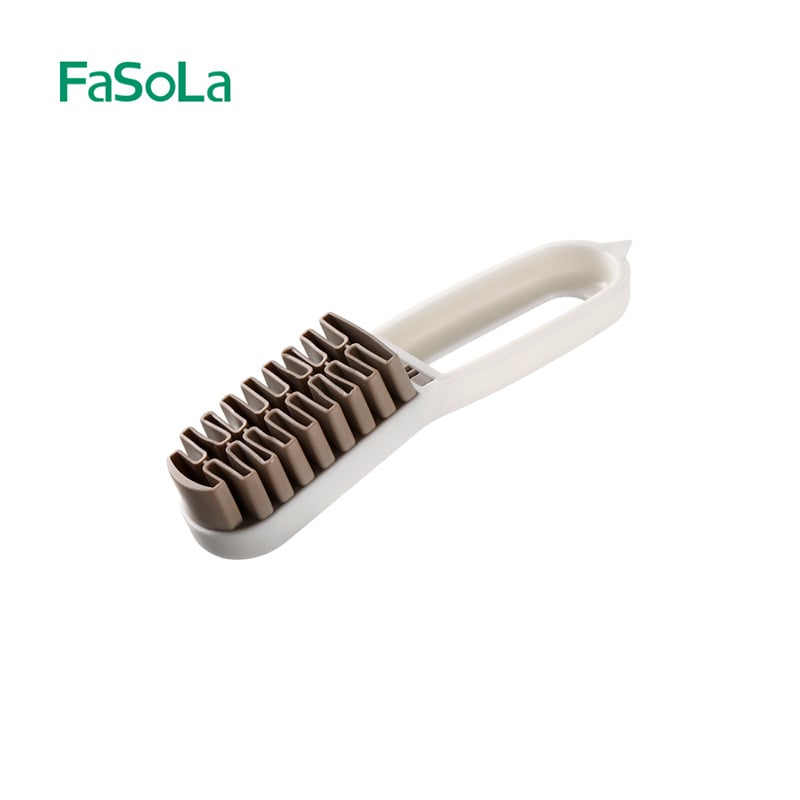 Četka za cipele od velura s mekanim vlaknima (PP, TPR; FaSoLa; njega cipala; moderni minimalistički dizajn)