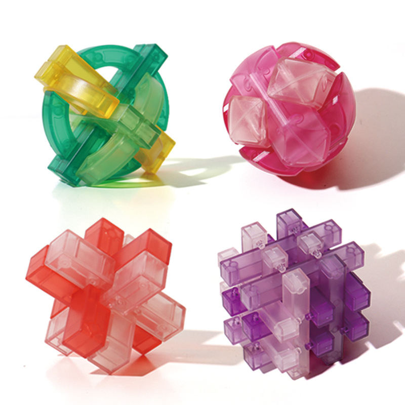 Пъзел с ключалка Лу Бан (Kongming Lock) – ABS, образователен, заключване и решаване на пъзели, възраст 7–14 г, персонализиране по изображение