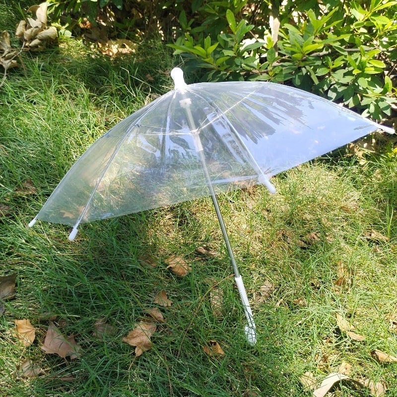 Dječji prozirni kišobran s 8 metalnih rebara, aluminijska šipka, ručno otvaranje i zatvaranje, mogućnost ispisa logotipa i prilagodbe