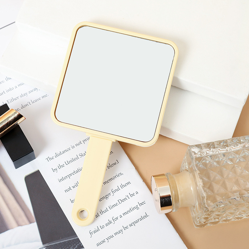 Češalj za kosu od ABS plastike, 2-u-1 ogledalo i češalj, prijenosni, za njegu kose i masažu