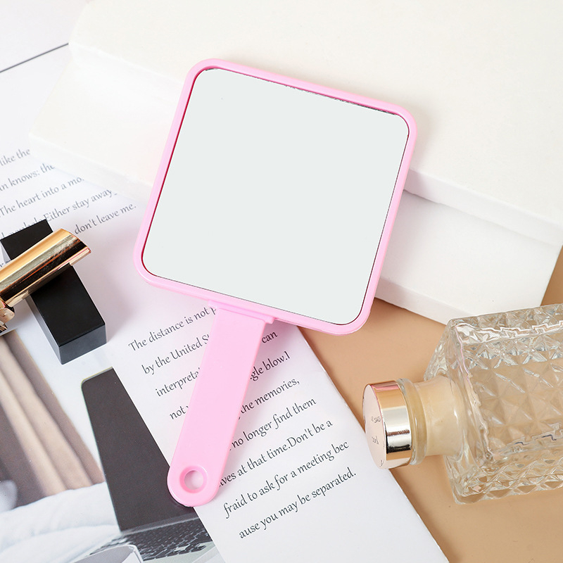 Češalj za kosu od ABS plastike, 2-u-1 ogledalo i češalj, prijenosni, za njegu kose i masažu