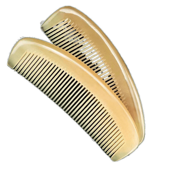 Hređ za kosu u obliku polumjeseca, ekstra velika, otporna na toplinu, antistatična, s kontinuiranim zubima
