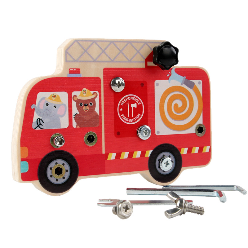 Drvene Montessori puzzle blokovi za otključavanje, za djecu 4–6 godina, podrijetlo Zhejiang, pakiranje u šarenoj kutiji.