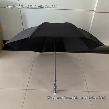 Golf kišobran s vlaknastim okvirom i šipkom od vlakana, EVA držač, 8 rebara, ručno otvaranje, poliester 190T