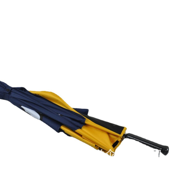 Dvostruki kišobran s kaciga stilom za odrasle, zaštita od sunca, okvir s 10 krakova od vlakna, željezni vrat, EVA držač, ručno otvaranje/zatvaranje, prilagodljivo