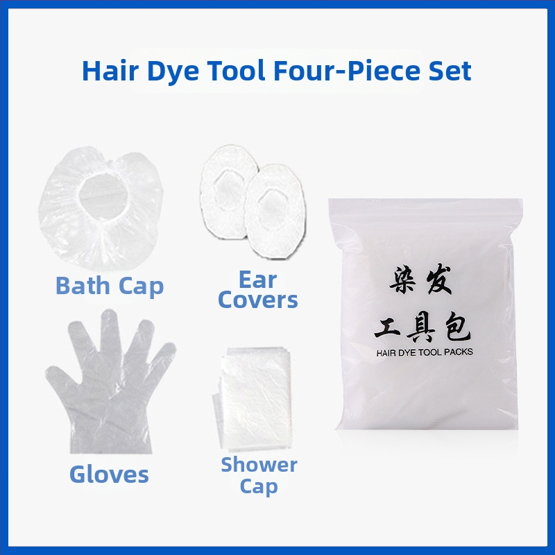 Εξοπλισμός βαφής μαλλιών μιας χρήσης — Οκταμελές σετ κύπελλας βαφής και χτένας για DIY βαφή στο σπίτι, 15 g καθαρή περιεκτικότητα