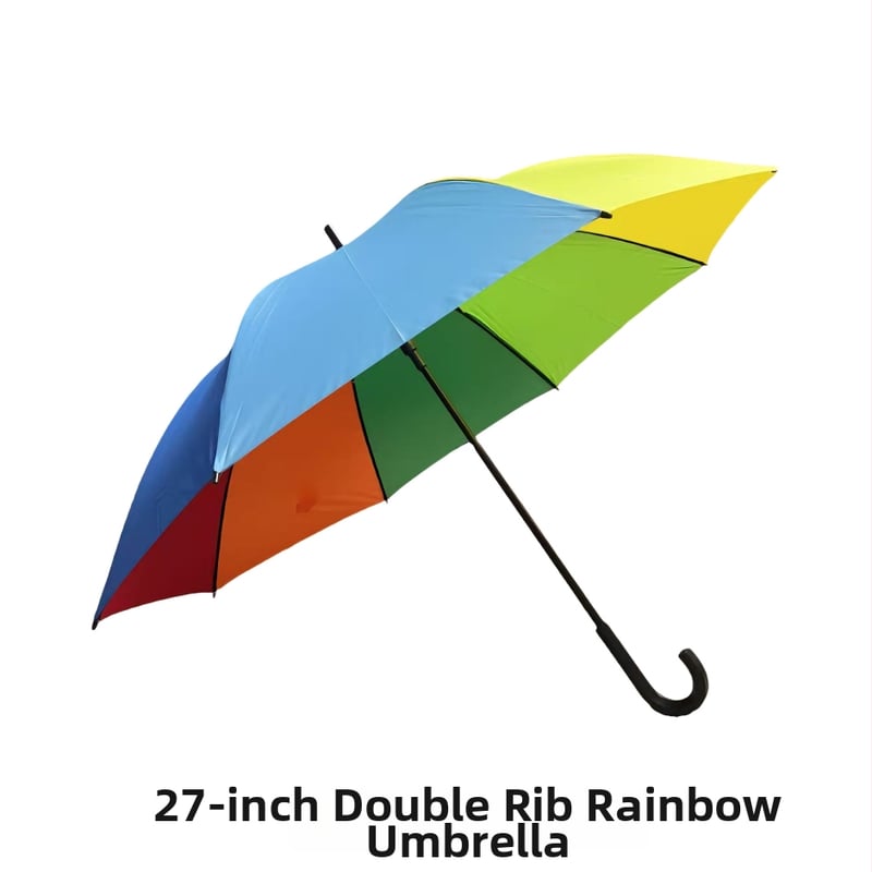 Kišni kišobran s 16 ojačanih šipki, automatsko otvaranje, metalni okvir, plastična ručka, otporan materijal platna