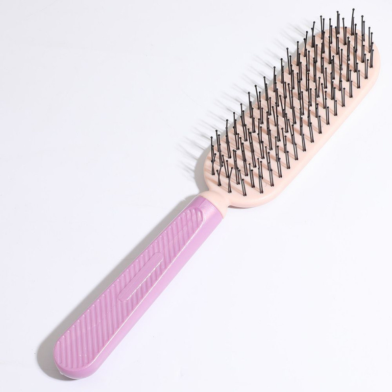 Kétsoros tűs simító fésű nedves és száraz hajhoz, fejbőr masszázs, otthoni használatra, volumen növelése
