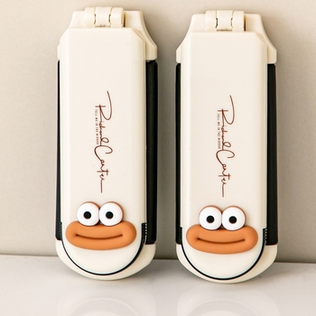 Sklopivi mini češalj s zračnim jastučićem i integriranim ogledalom – prijenosni, kompaktni dizajn