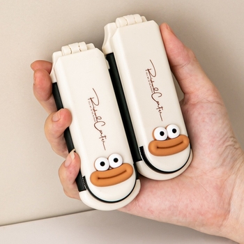 Sklopivi mini češalj s zračnim jastučićem i integriranim ogledalom – prijenosni, kompaktni dizajn