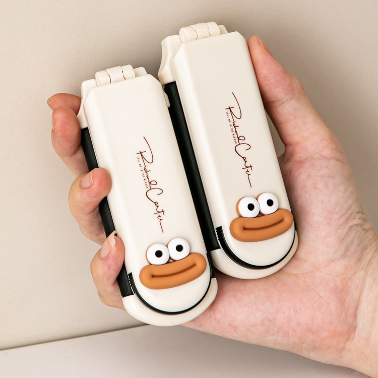 Sklopivi mini češalj s zračnim jastučićem i integriranim ogledalom – prijenosni, kompaktni dizajn