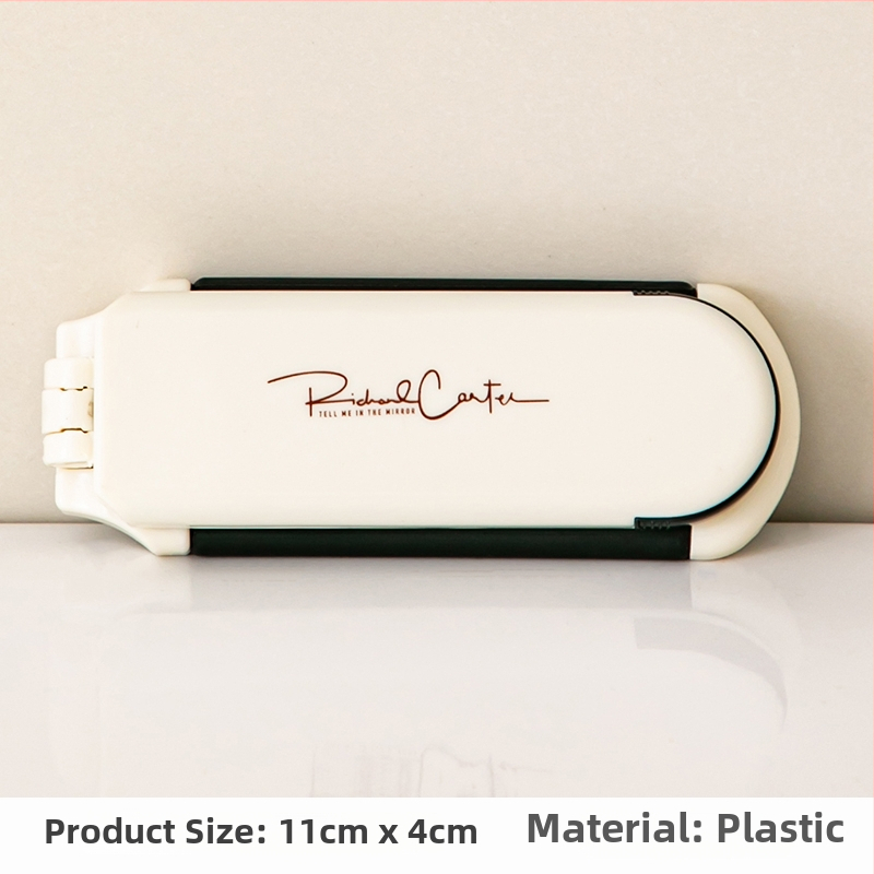 Sklápací mini hrebeň s vzdušným vankúšom a integrovaným zrkadlom – prenosný, kompaktný dizajn