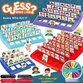 Guess Who I Am – Društvena igra s kartama i trakom za glavu – logičko zaključivanje, interaktivna zabava za djecu i obitelj (Plastične kartice; Društvene igre s kartama; Zabavna interakcija; 3C certifikacija: 2021152202038834)