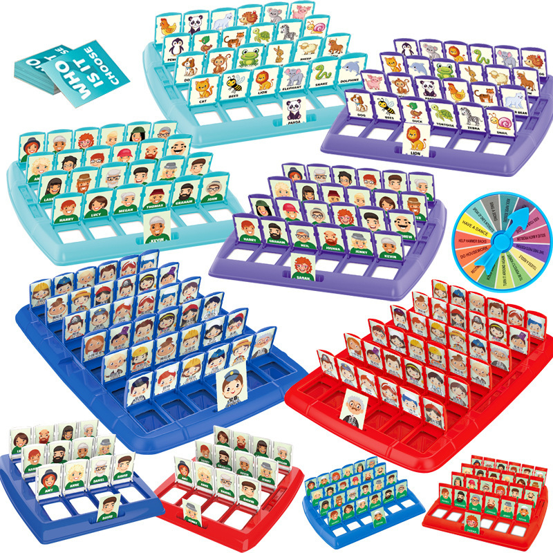 Guess Who I Am – Društvena igra s kartama i trakom za glavu – logičko zaključivanje, interaktivna zabava za djecu i obitelj (Plastične kartice; Društvene igre s kartama; Zabavna interakcija; 3C certifikacija: 2021152202038834)