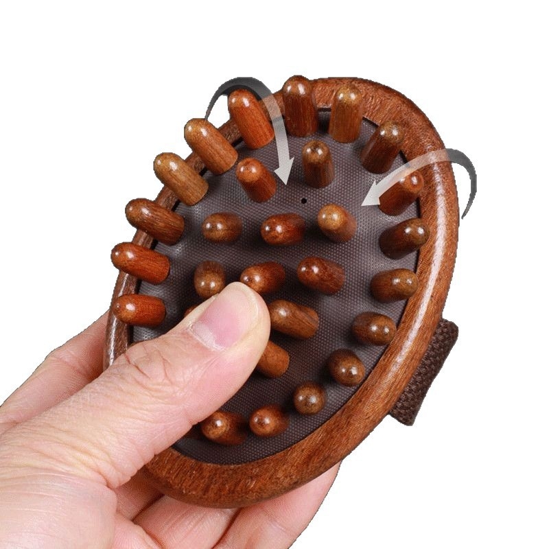 Ručni masažni češalj od camfor-drva za meridijane — uređaj za mršavljenje trbuha nakon poroda, za cijelo tijelo