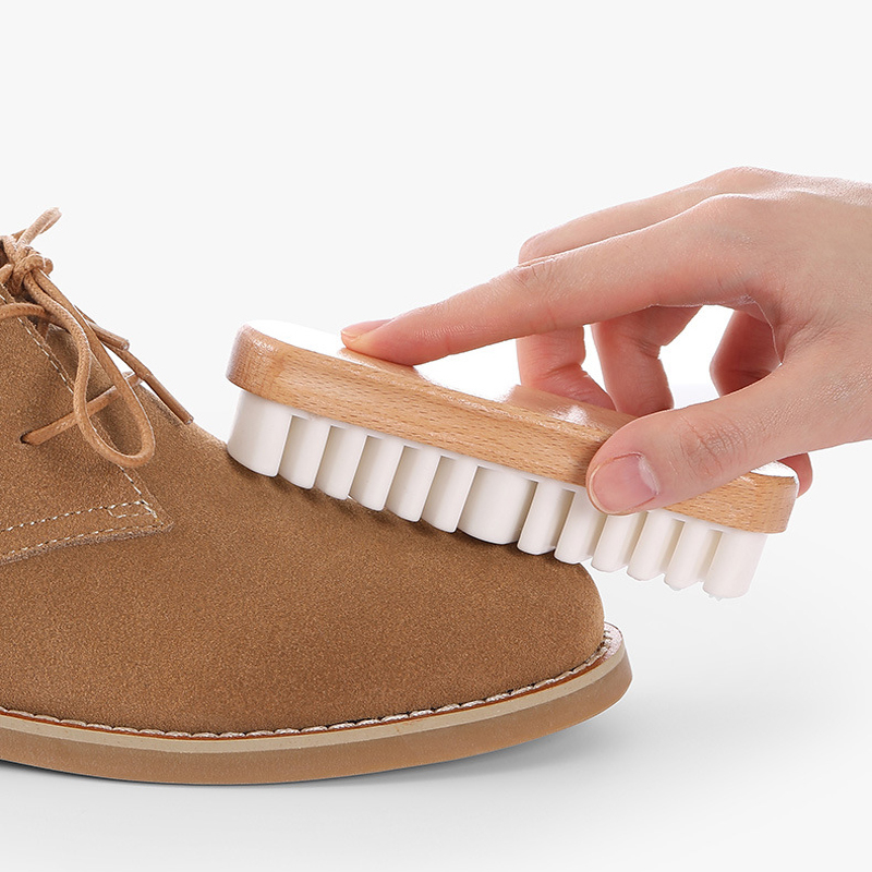 Четка за обувки Jingya от бук — поддръжка, дезинфекция и антизацапване; стил модерен минимализъм; опаковка 200 бр; персонализация: индивидуални изображения.