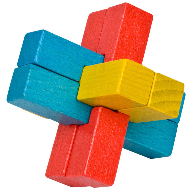 Drveni puzzle-ključ Kongming/Luban za odrasle i djecu — DIY i prilagodljiva, edukativna igračka za strpljenje i razvoj kognitivnih sposobnosti, za uzrast 7–14 godina