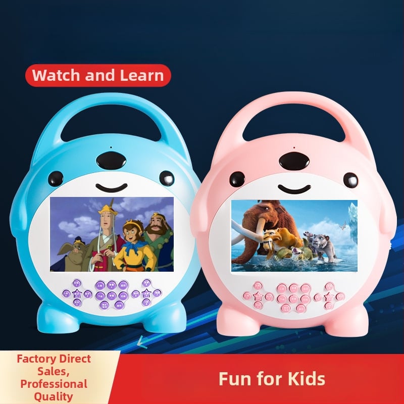 Gyerekeknek szóló projektor LCD-képernyővel, szemvédelem, 8 GB memória vagy több, újratölthető energiaellátás, 4–6 éveseknek