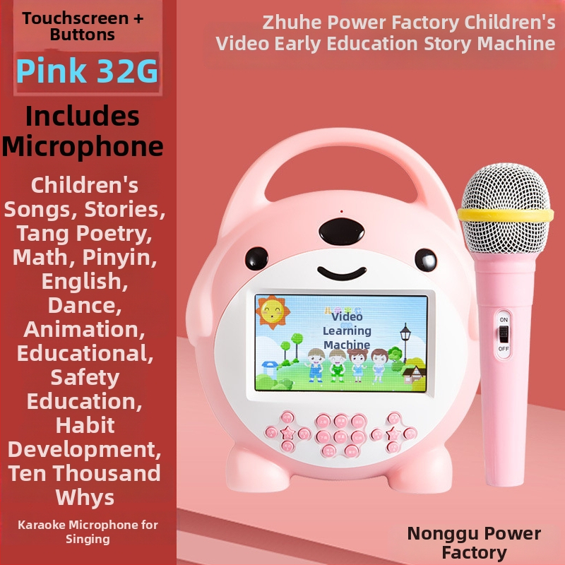 Gyerekeknek szóló projektor LCD-képernyővel, szemvédelem, 8 GB memória vagy több, újratölthető energiaellátás, 4–6 éveseknek