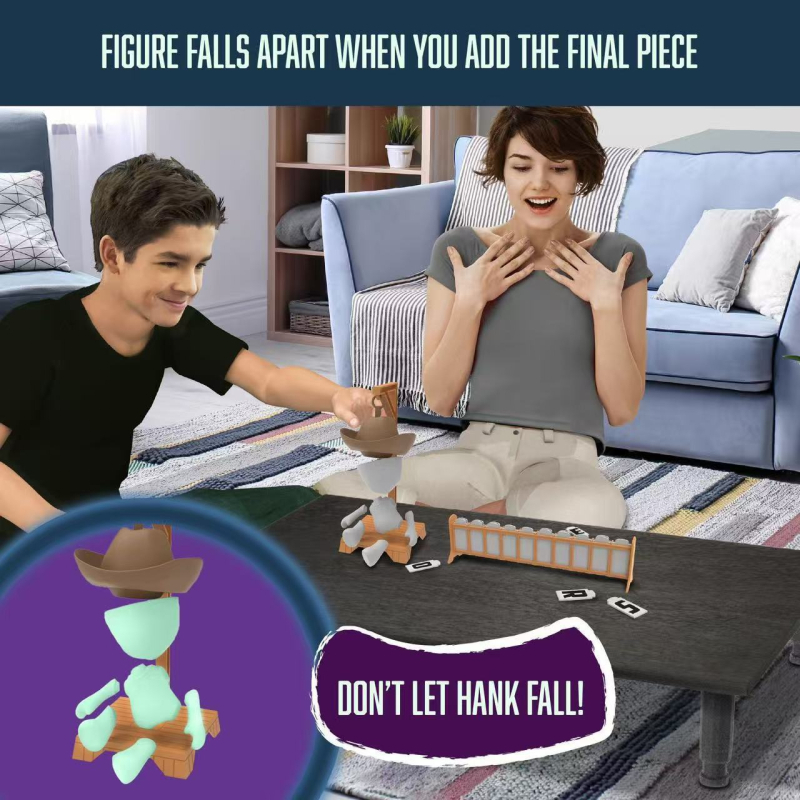 Magnetska Hangman igra s tajnom riječju – kartična društvena igra s magnetskom vješalicom, za uzrast 15–35