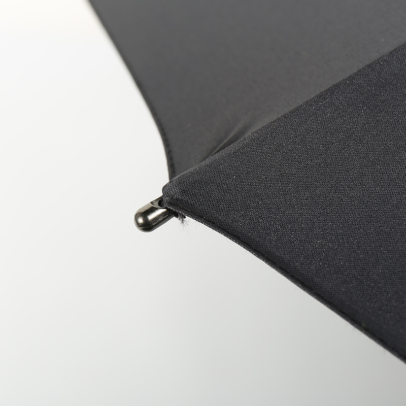 Parasolar golf cu mâner lung, 8 spițe, tijă și spițe din fibră, mâner din aliaj, țesătură 190T, deschidere automată, posibilitatea imprimării logo-ului