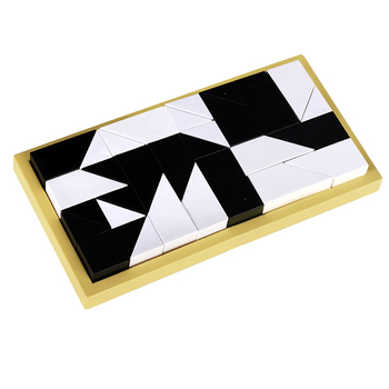 Műanyagból készült rejthető építőblokkokkal rendelkező puzzle játék gyerekeknek, fejleszti a térbeli gondolkodást és a képzeletet, szülő-gyermek interaktív társasjáték, 4-6 éveseknek