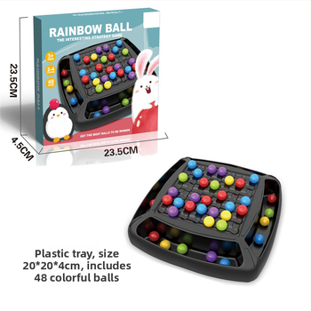 Stolna igra za pamćenje i razmišljanje za obitelj - razvija mišljenje, koordinaciju ruke i oka te interakciju roditelja i djece (materijal: plastika)