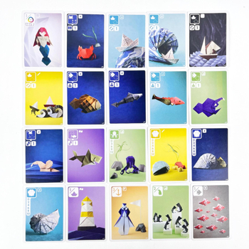 Sea Salt and Paper Origami Card Game — Ocean tema, Društvena igra s kartama od papira, Za uzrast 7–60