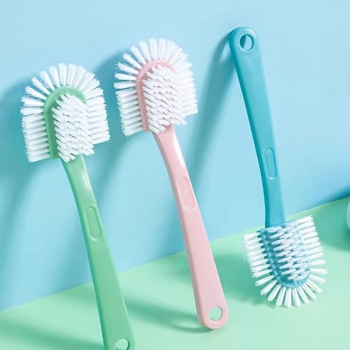 Četka za cipele s petostrukom glavom, mekane plastične dlačice, minimalistički dizajn, kućno čišćenje