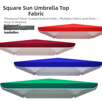 Nadomak kišobrana za sunčanje, dvostruki sloj Oxford tkanine, vodootporan, UPF50+ zamjenski materijal