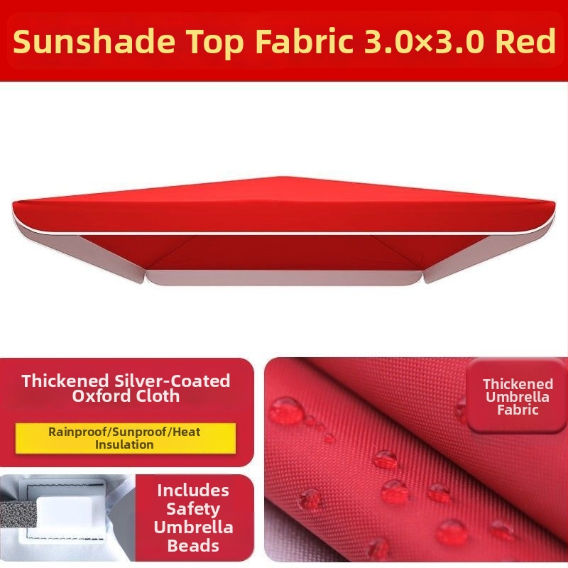 Nadomak kišobrana za sunčanje, dvostruki sloj Oxford tkanine, vodootporan, UPF50+ zamjenski materijal