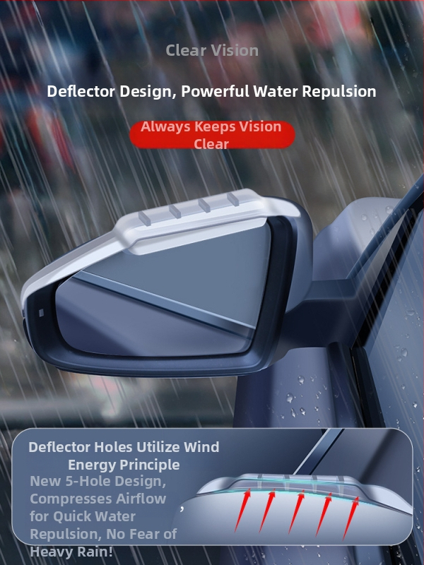 Дъждозащитно покривало за огледало за обратно виждане – синтетична смола, модел Diversion