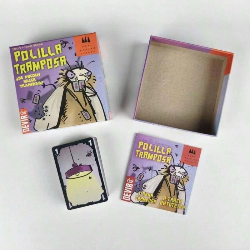 Joc de societate cu cărți – divertisment, dezvoltare intelectuală, interacțiune, cultivarea intereselor, raționament logic (Material: hârtie; Ambalaj: cutie color; Categorie: joc cu cărți; Vârstă: peste 14 ani)