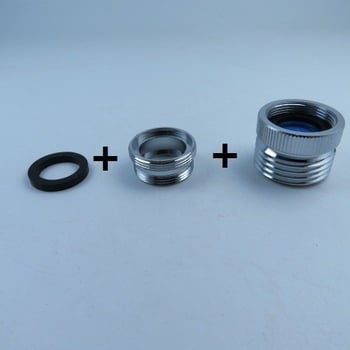 Kerti slagcső adapter csaphoz, réz testtel, fürdőszobai és konyhai használatra