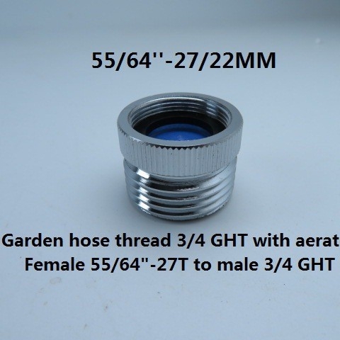 Kerti slagcső adapter csaphoz, réz testtel, fürdőszobai és konyhai használatra