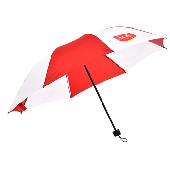 8-rebrni kišobran, ručno otvaranje, 190T tkanina, čelični okvir, UV zaštita UPF50+, tisk logotipa