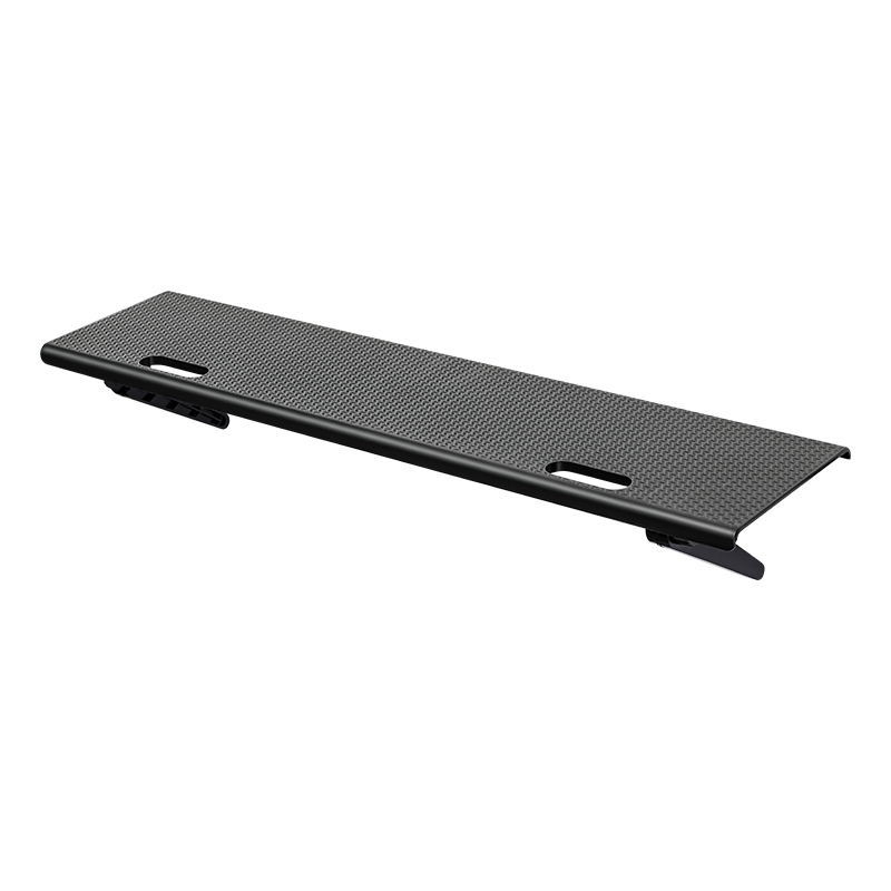 Plastični nosač za set-top box, TV/monitor i usmjerivač — bez bušenja, kuka tip držača, 1 razina