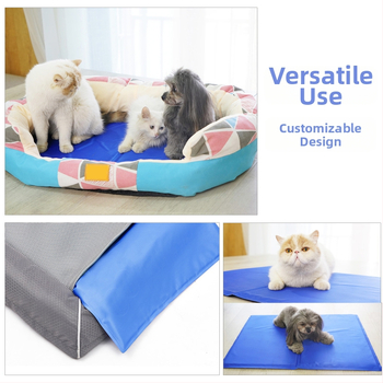 Постелка за охлаждане за кучета и котки – плат, летна употреба, миеща се, марка Paitele