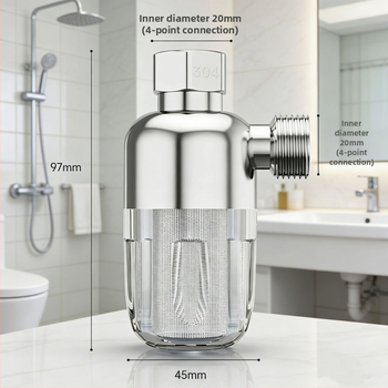 Filtru preîncălzitor boiler – oțel inoxidabil 304, filtru de apă de intrare universal, stil modern minimalist