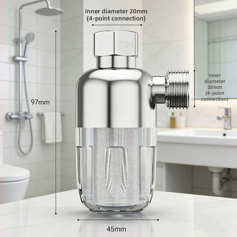 Filtru preîncălzitor boiler – oțel inoxidabil 304, filtru de apă de intrare universal, stil modern minimalist