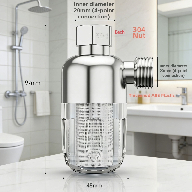 Filtru preîncălzitor boiler – oțel inoxidabil 304, filtru de apă de intrare universal, stil modern minimalist