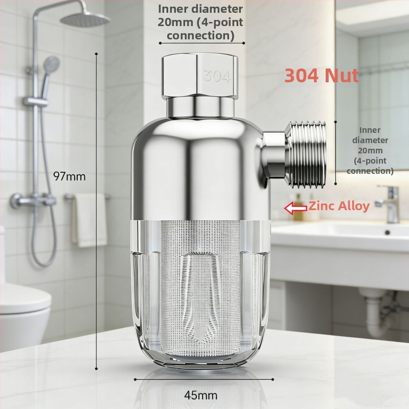 Filtru preîncălzitor boiler – oțel inoxidabil 304, filtru de apă de intrare universal, stil modern minimalist