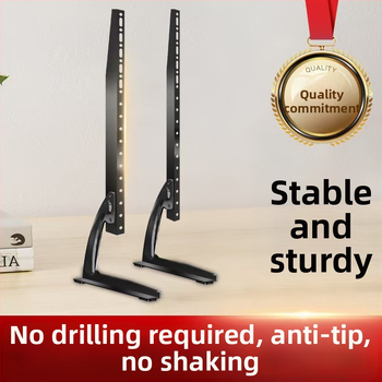 Stolný stojan na televízor pre inteligentné displeje - Kompatibilný s inteligentnými displejmi - Studená valcovaná oceľ - Hmotnosť 2 kg