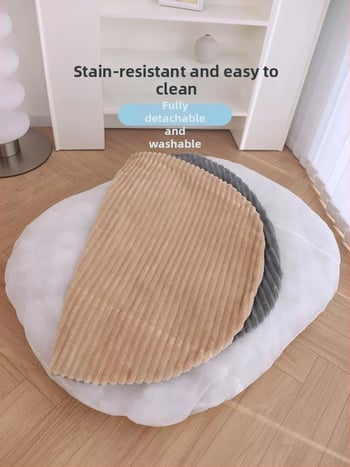 Всесезонна подложка за кучета — сваляема и миеща се; материали: ПП памук, кадифе и нетъкан текстил