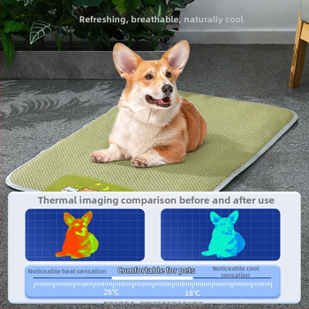 Pipitao охлаждащ мат за кучета (ледена подложка) – платнена постелка за кучета, за целогодишна употреба