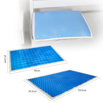 Гелова охлаждаща подложка за възглавница за дома, PU гел, студен гел, тегло 450 g, опаковка 20 бр, за предпазване от прегряване