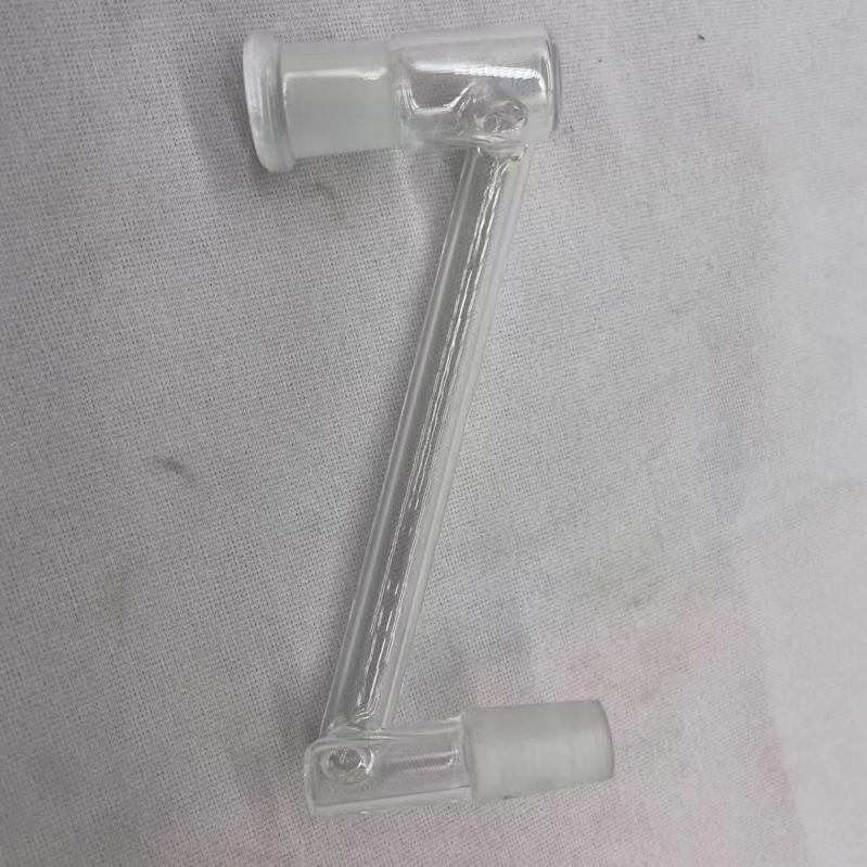 Stakleni adapter za nargilu 14 mm muški–ženski, 200 komada u kutiji, moguć tiskanje logotipa, mogućnost prilagođavanja