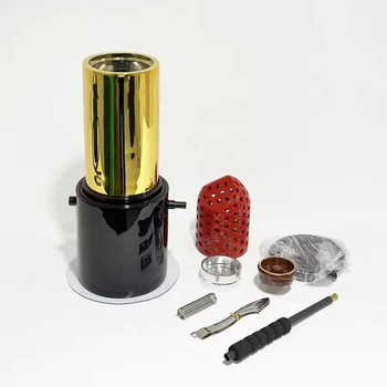 Metalni šisha set, 4 komada, ponovno upotrebljivo, moguć ispis logotipa, moderan minimalistički stil