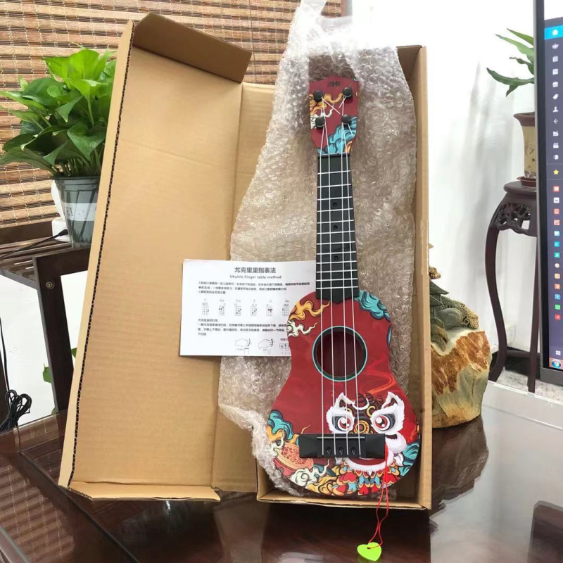 Dječja ukulele u nacionalnom stilu – plastična igračka gitara, podrijetlo Guangdong Shantou, za 0–3 godine, interaktivno učenje