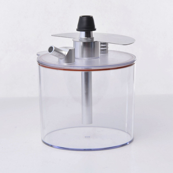 Set shisha din plastic acrilic, antivânt, reutilizabil, Xisa MSH